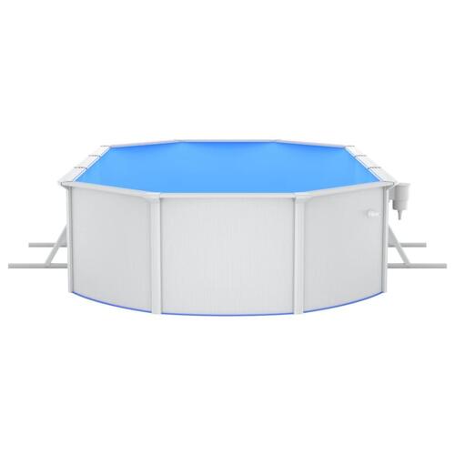 Swimmingpool med sandfilterpumpe 610x360x120 cm