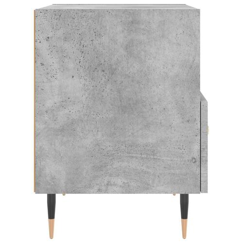Sengeborde 2 stk. 40x35x47,5 cm konstrueret træ betongrå