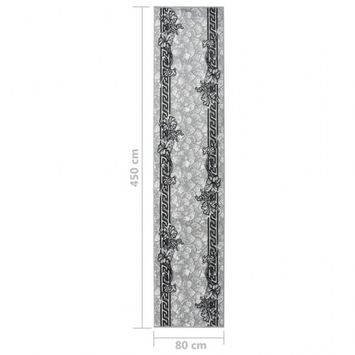 Tæppeløber 80x450 cm BCF grå