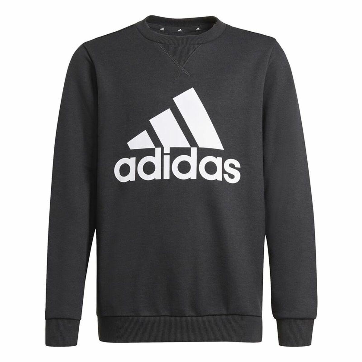 Sweaters uden Hætte til Børn Adidas Essentials Sort 13-14 år