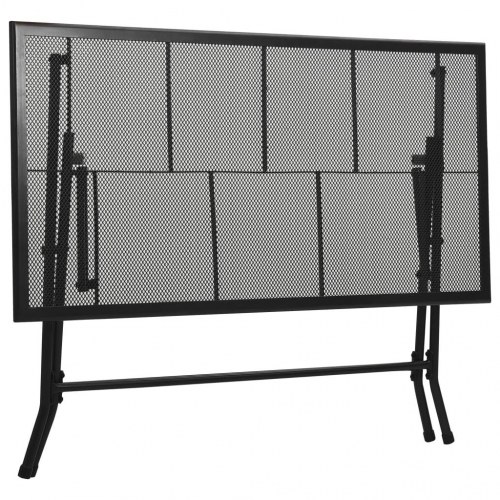 Foldbart bord 120x60x72 cm trådnet stål antracitgrå