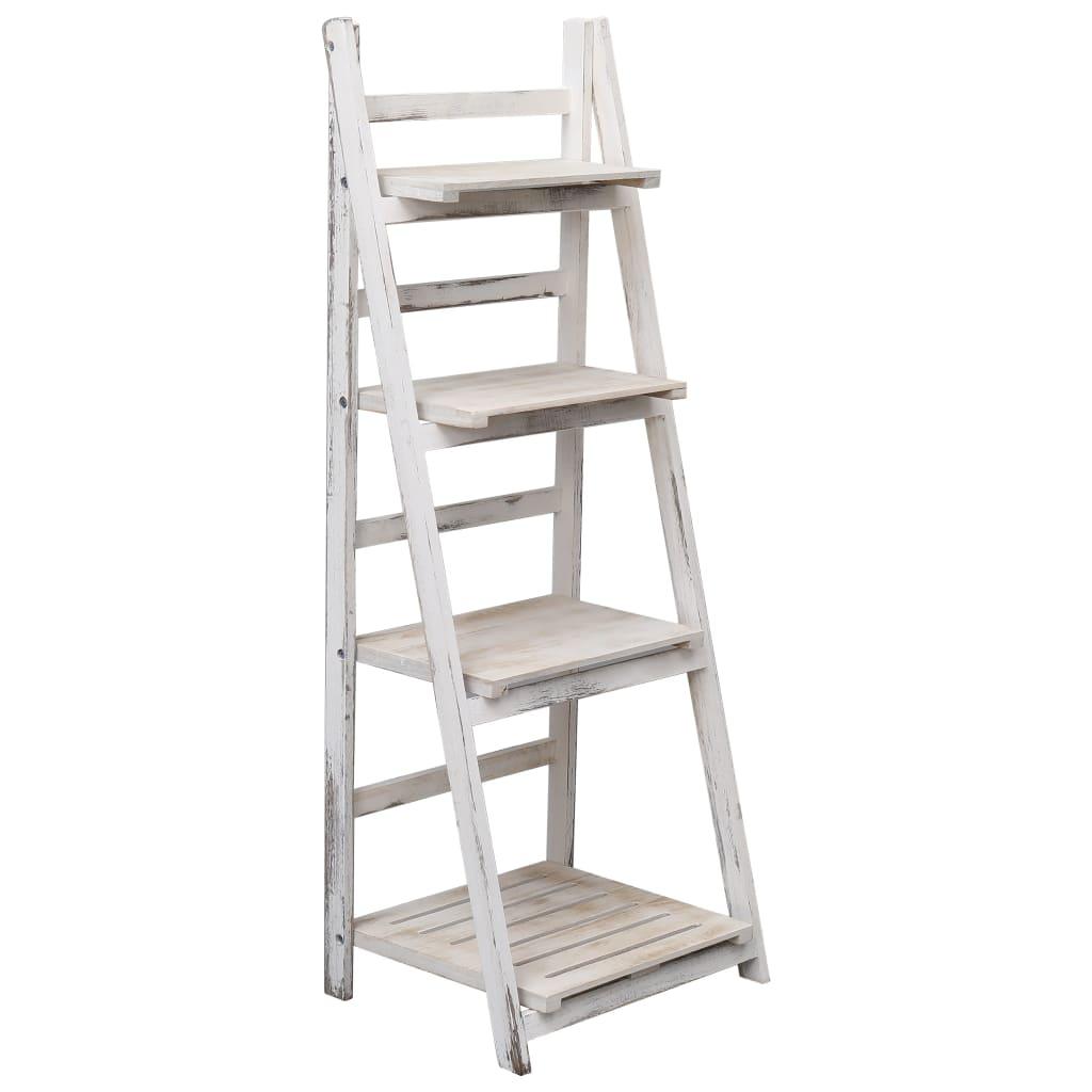 Plantestativ i 4 niveauer 43 x 33 x 113 cm træ