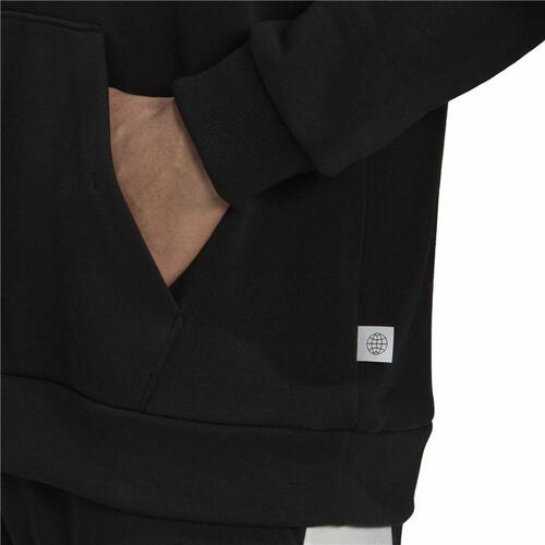 Hættetrøje til Mænd Adidas Future Icons Sort XL