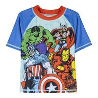 Bade T-shirt The Avengers Blå 7 år