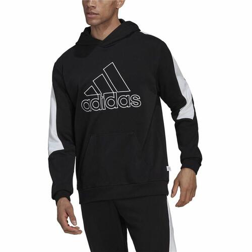 Hættetrøje til Mænd Adidas Future Icons Sort XL