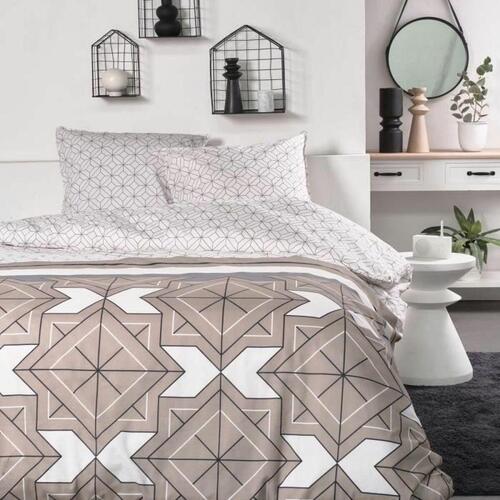 Nordisk cover TODAY Geometri Beige 240 x 200 cm