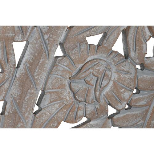 Sengegavl Home ESPRIT Grå Træ MDF 180 x 3,5 x 180 cm