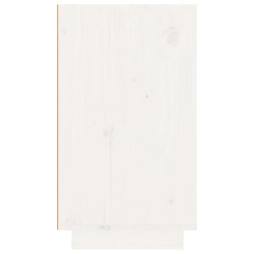 Vinskab 23x34x61 cm massivt fyrretræ hvid