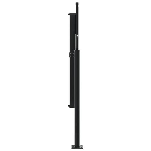 Sammenrullelig sidemarkise 120x500 cm terrakotta