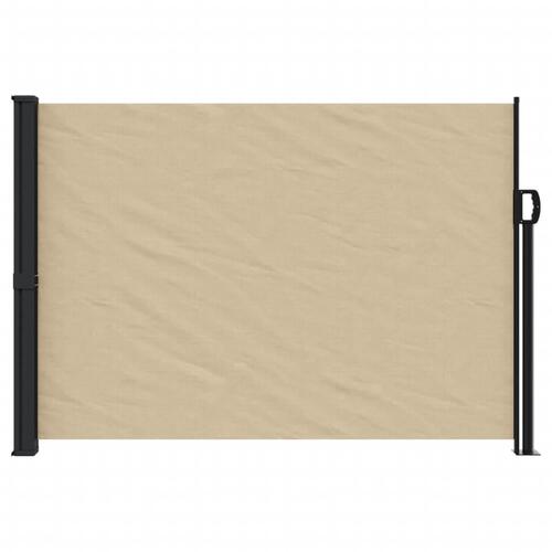 Sammenrullelig sidemarkise 140x600 cm beige