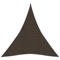 Solsejl 160 g/m² 5x6x6 m HDPE brun