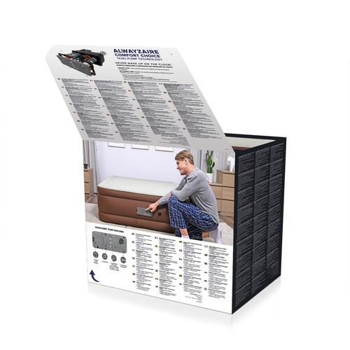 AlwayzAire luftmadras med indbygget pumpe 203x152x51 cm