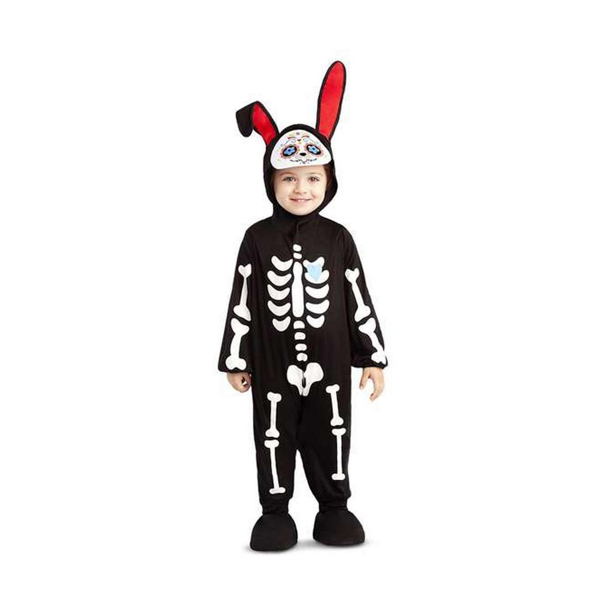Kanin Catrina kostume til baby, sort M (3 dele) - 0-6 mdr.