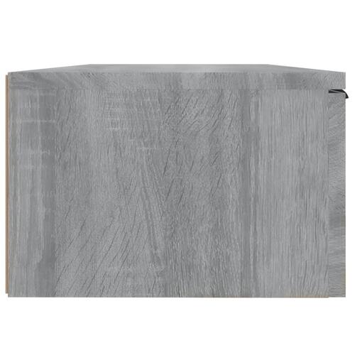 Vægskab 68x30x20 cm konstrueret træ grå sonoma-eg