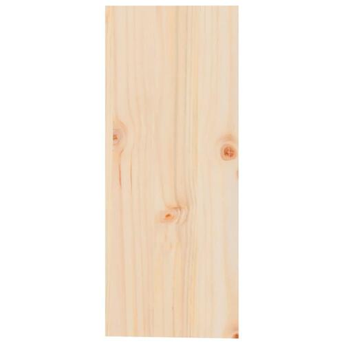 Vinreol 62x25x62 cm massivt fyrretræ