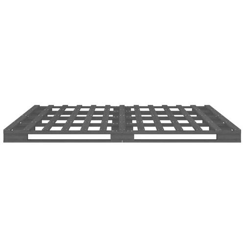 Palleseng 120x190 cm Small Double massivt fyrretræ grå