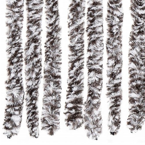 Insektgardin 100 x 220 cm - brun og beige chenille