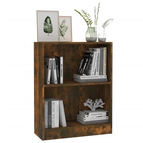 Bogreol 60x24x76 cm konstrueret træ sonoma-egetræsfarve