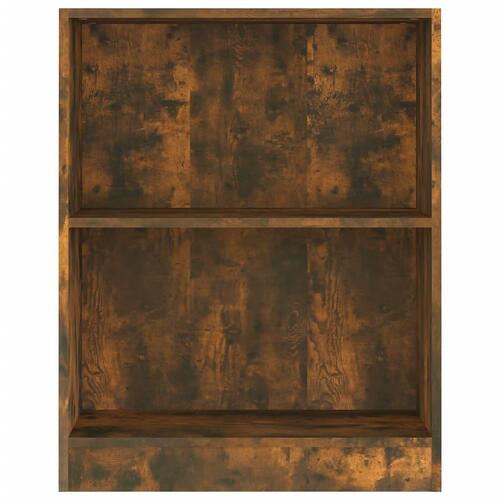 Bogreol 60x24x76 cm konstrueret træ sonoma-egetræsfarve