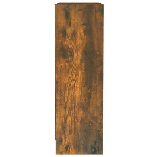 Bogreol 60x24x76 cm konstrueret træ sonoma-egetræsfarve