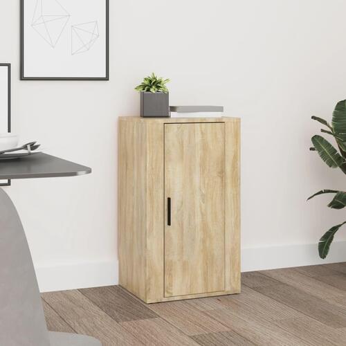 Skænk 40x33x70 cm konstrueret træ sonoma-eg