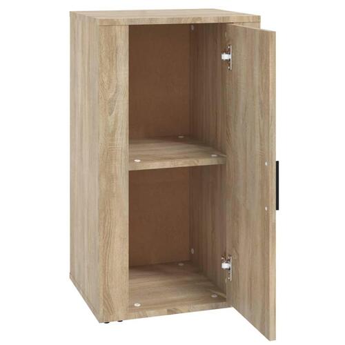 Skænk 40x33x70 cm konstrueret træ sonoma-eg