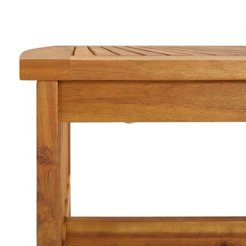 Sofabord 102x50x43 cm massivt akacietræ