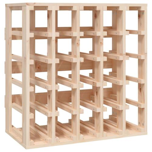 Vinreol 58,5x33x60,5 cm massivt fyrretræ