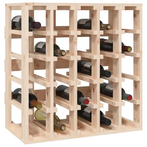 Vinreol 58,5x33x60,5 cm massivt fyrretræ