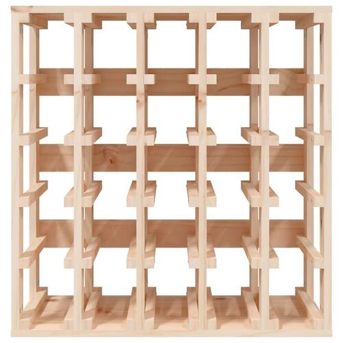 Vinreol 58,5x33x60,5 cm massivt fyrretræ
