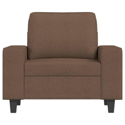 Lænestol 60 cm stof brun