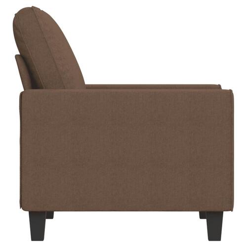 Lænestol 60 cm stof brun
