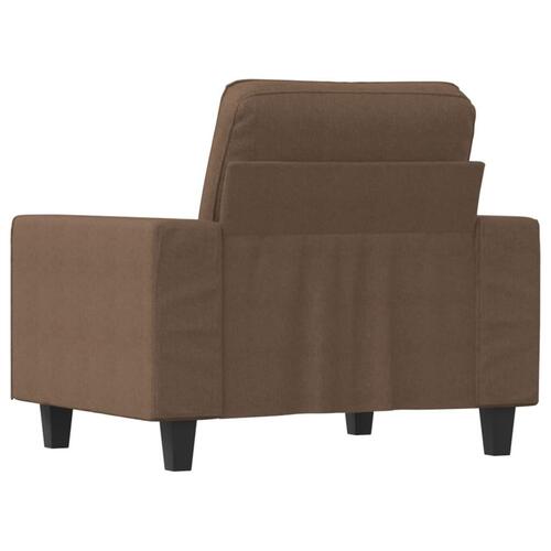 Lænestol 60 cm stof brun