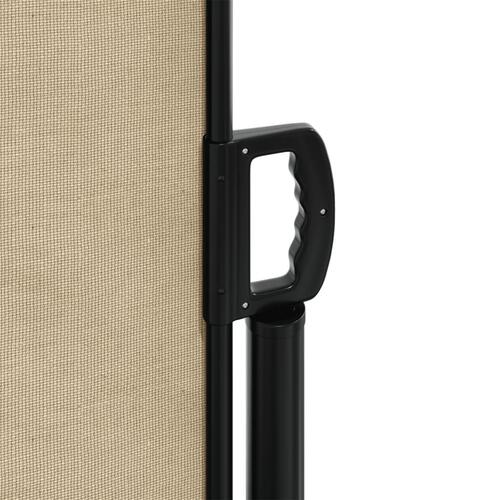 Sammenrullelig sidemarkise 160 x 600 cm beige