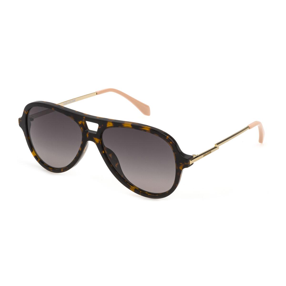 Zadig & Voltaire SZV309-580722 damesolbriller - brun, ø 58 mm