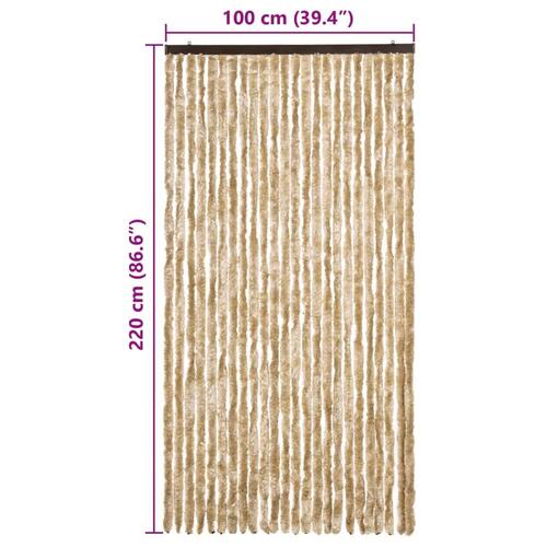 Insektgardin 100 x 220 cm beige