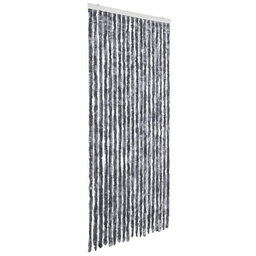 Insektgardin 56 x 185 cm sølvfarvet