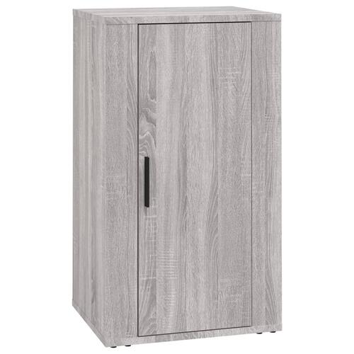 Skænk 40x33x70 cm konstrueret træ grå sonoma-eg