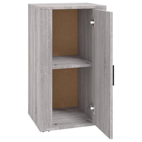 Skænk 40x33x70 cm konstrueret træ grå sonoma-eg