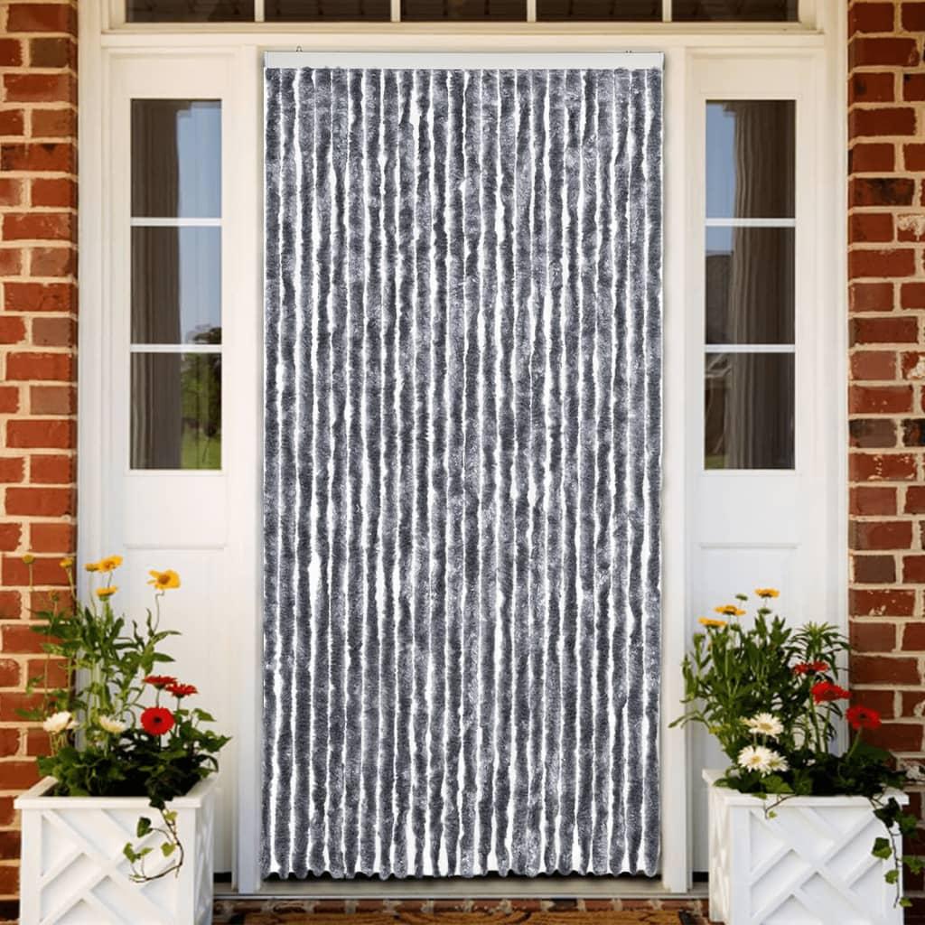 Insektgardin 100 x 220 cm sølvfarvet