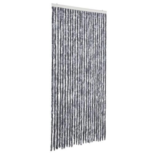 Insektgardin 100 x 220 cm sølvfarvet