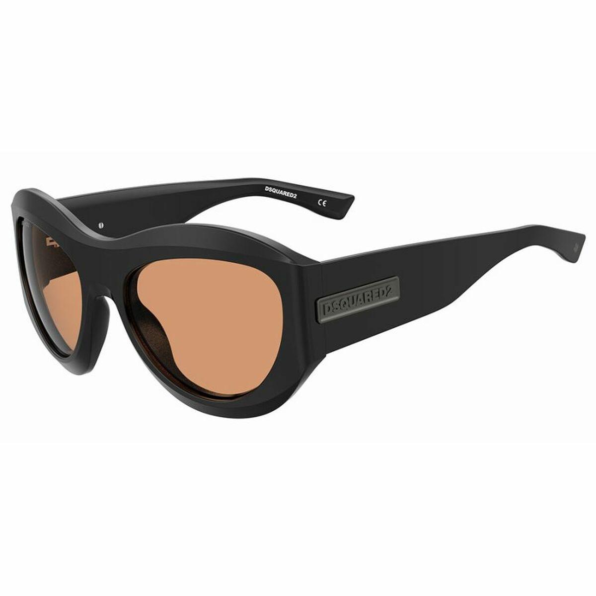 Dsquared2 solbriller til mænd D2-0072-S-8LZ - sort/orange, ø 59 mm
