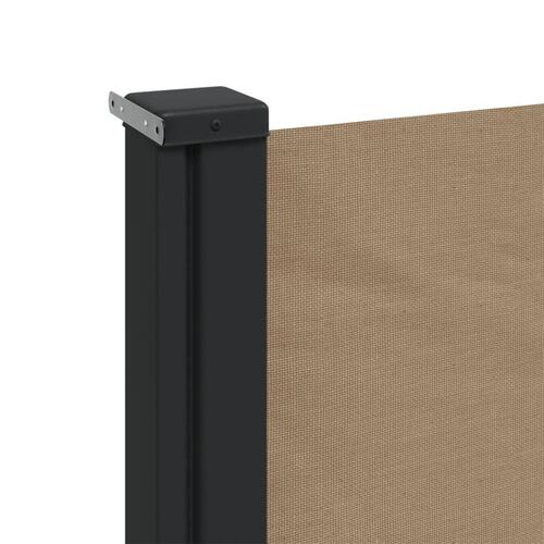 Sammenrullelig sidemarkise 200x600 cm gråbrun