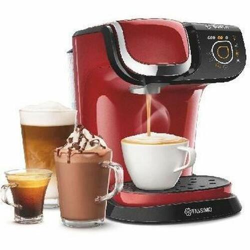 BOSCH TAS6503 kapselkaffemaskine - rød, 1,3 l, 1500 W
