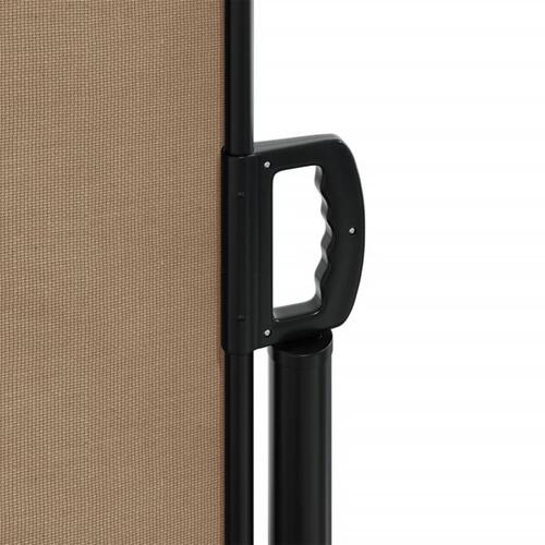 Sammenrullelig sidemarkise 180x600 cm gråbrun