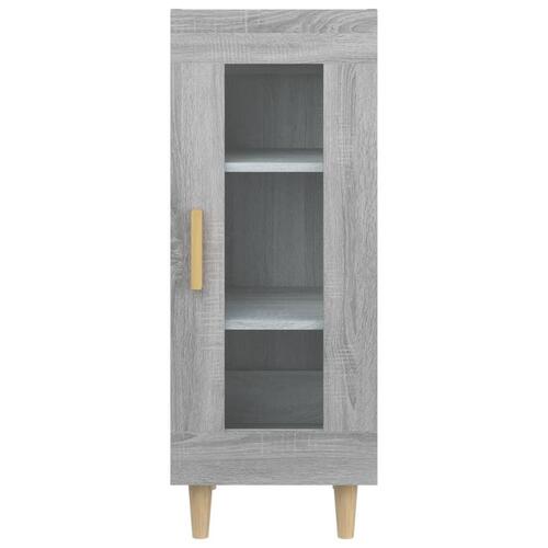 Skænk 34,5x34x90 cm konstrueret træ grå sonoma-eg