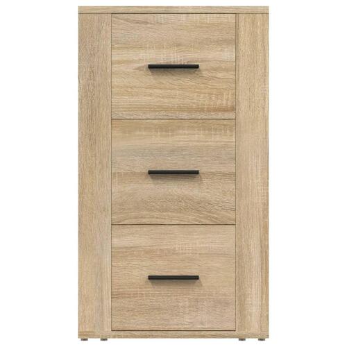 Skænk 40x33x70 cm konstrueret træ sonoma-eg