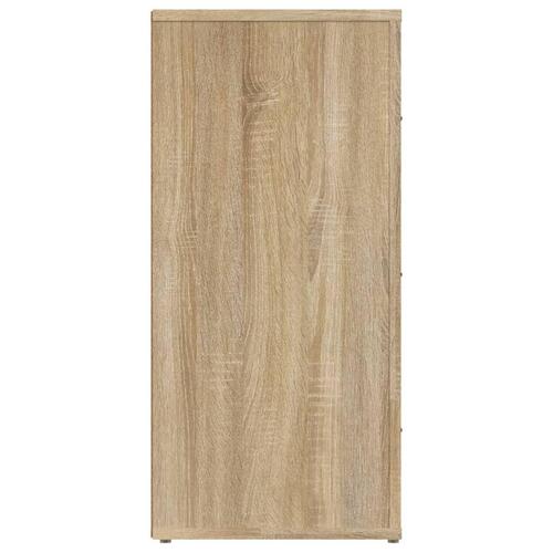 Skænk 40x33x70 cm konstrueret træ sonoma-eg