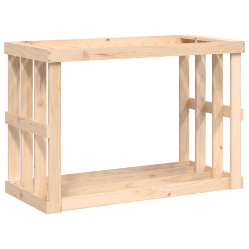 Udendørs brændestativ 108x52x74 cm massivt fyrretræ