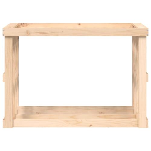 Udendørs brændestativ 108x52x74 cm massivt fyrretræ